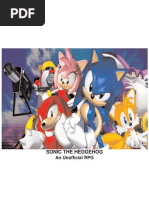 Download Sonic the Hedgehog Unofficial RPG by Dustin McAlister SN44411249 doc pdf