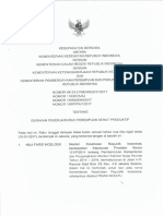 Surat Kesepakatan Bersama 3 Menteri Tentang GP2SP