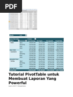 Pengertian Pivot Table | PDF