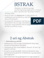 Pagsulat NG Sintesis Buod Bionote Talambuhay