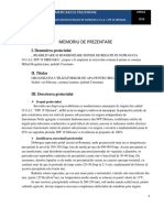 Memoriu Mediu SPP 19 PDF