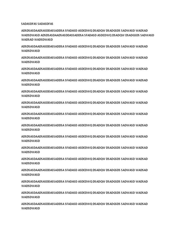 DSAFAS | PDF