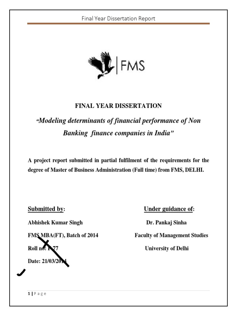 Role Of Non Banking Finance Companies