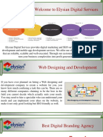Website Design & Development Company in DL NCR - Elysian Digital Services