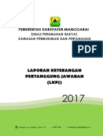 Laporan Keterangan Pertanggung Jawaban (LKPJ) Dinas Perumahan Rakyat, Kawasan Permukiman Dan Pertanahan Kabupaten Manggarai Tahun 2017 PDF