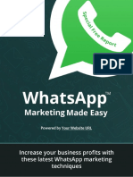 WhatsApp Marketing Made Easy - Special Free Report