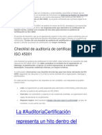 Tema Lista de Verificacion Iso 45001