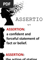 ASSERTION