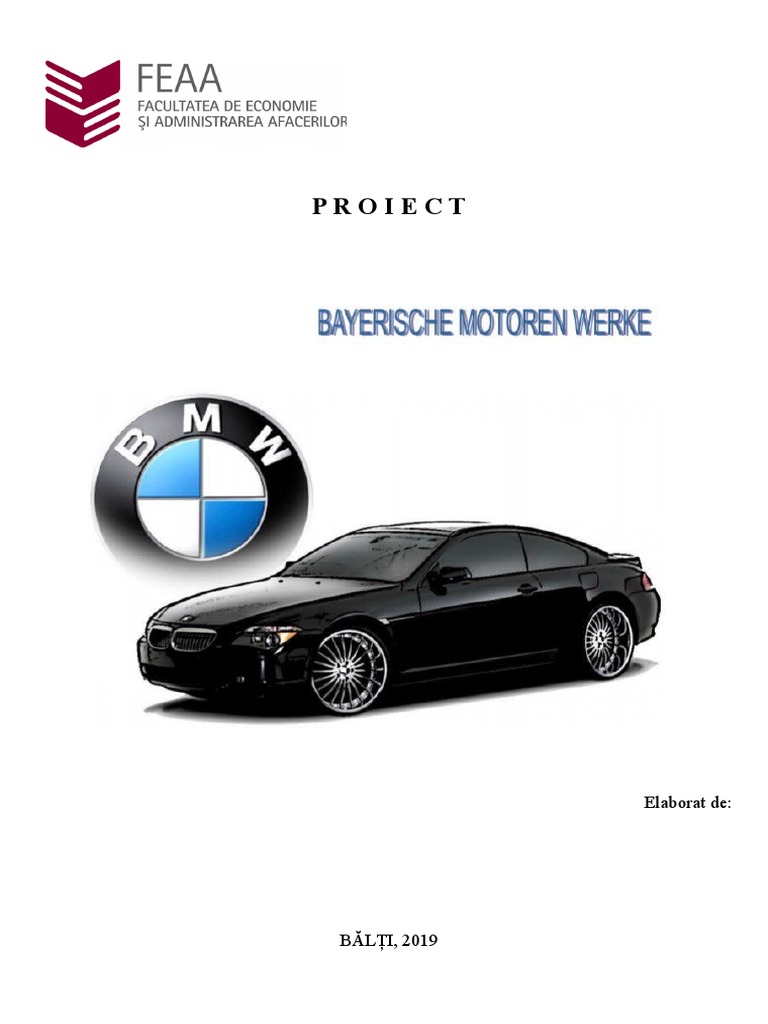 PROIECT Compania BMW | PDF
