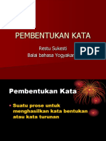 Pembentukan Kata