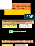 Formulas para Calcular El Precio de Venta PDF