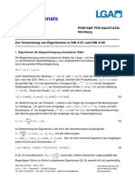 Zur Verwendung Von Eigenformen in DIN 4131 Und DIN 4149