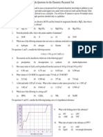 Practice Chem Placement Questions