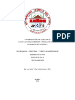 Sociedad 5.0 e Industria - Vehículos Autónomos UTN-FICA