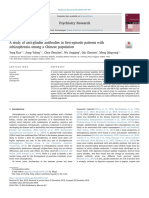 2018 - Study of Anti-Gliadin Antibodies in First-Episode Patients With Schizofrenia