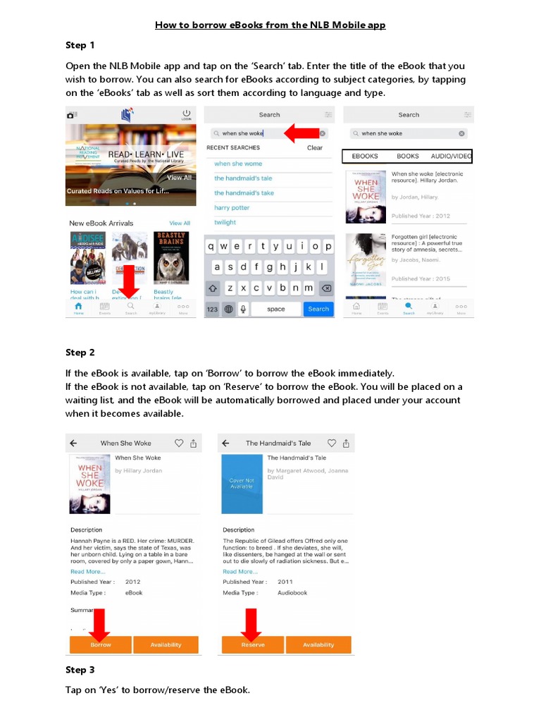 How To Borrow Ebooks From NLB Mobile PDF