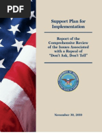 Download Dont Ask Dont Tell Report Support plan for implementation of repeal by Sunlight Foundation SN44414043 doc pdf