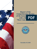 Pentagon Report On DADT Repeal