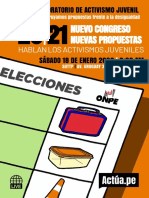 Programa  Laboratorio 20|21 Nuevo Congreso Nuevas Propuestas