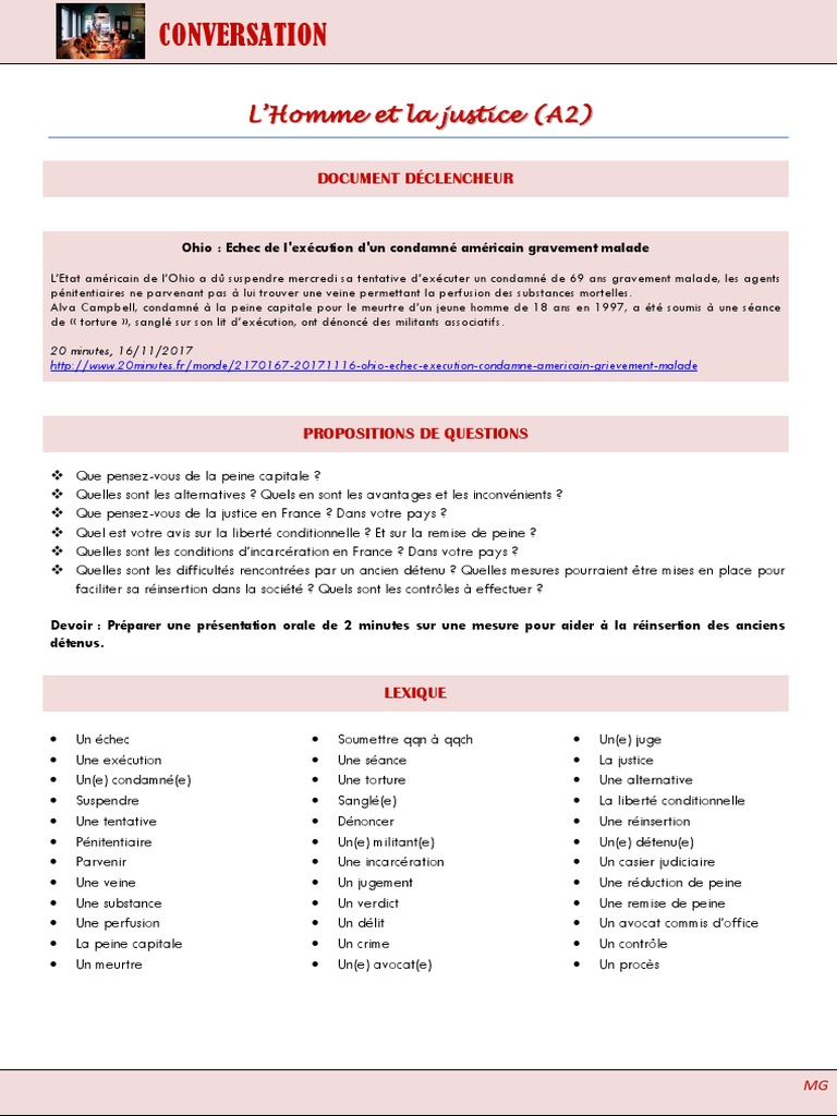Peine capitale et réinsertion des détenus | PDF | Prisonnier | Crime et ...