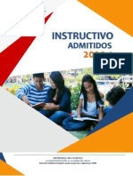 Instructivo Admitidos 2020-1