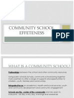 Effectiveness of Community School