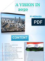 India's Vision in 2050