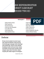 Asuhan Keperawatan Gawat Darurat Krisis Tiroid