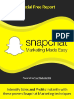 Snapchat Marketing Made Easy - Special Free Report PDF