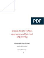 Introduction To Matlab Application To Electrical Engineering PDF