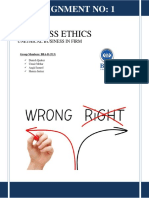 Business Ethics Assignment 1