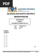 Grade 8 Term 3 Maths Exam Paper | PDF | Mathematics