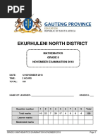 Grade 9 Term 1 Test 2023 | PDF | Prime Number | Elementary Mathematics