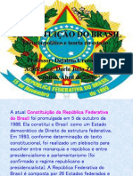 CONSTITUIÇÃO DO BRASIL -Ciência -política e teoria do estado.ppt