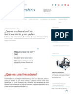 ¿Que Es Una Fresadora - Su Funcionamiento y Sus Partes - Mecafenix PDF