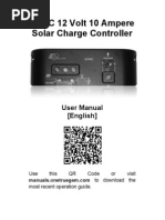 Download 12 Volt 10 Ampere Solar Charge Controller Manual by ONETRUEGEMLLC SN44416702 doc pdf