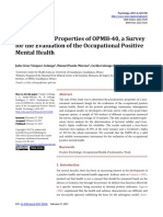 Psychometric Properties of OPMH-40, A Survey PDF