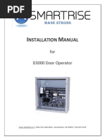 Installing D3000 Door Operator