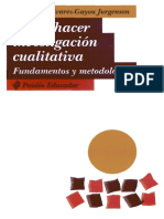 Alvarez Gayou Como Hacer Investigacion Cualitativa Fundamentos y Metodologia PDF
