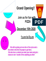 grand opening