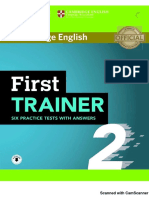First Trainer 2 Six Practice Tests With Answers PDF