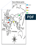 Primeras Civilizaciones Agrícolas Mapa