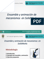 Ensamble y Animación de Mecanismos en Solidworks