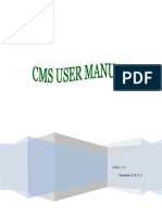 Cms User Manual PDF