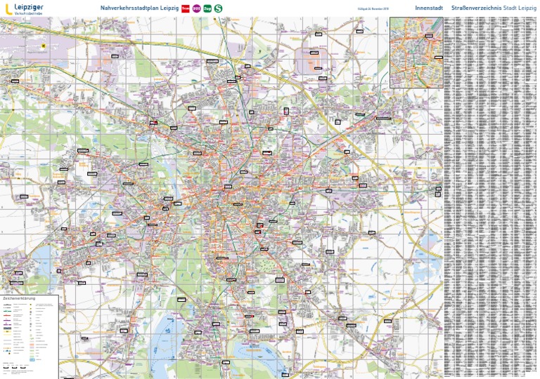 Stadtplan Leipzig