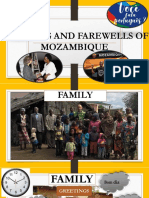 GREETING AND FAREWELLS OF MOZAMBIQUE