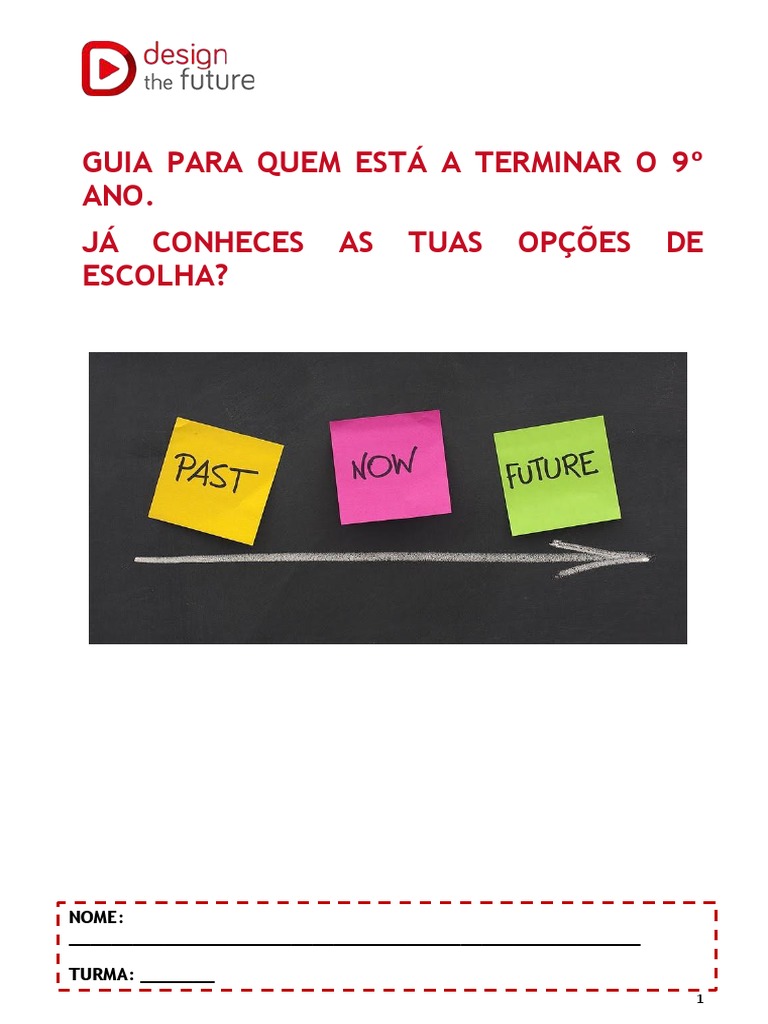Opções Após o 9º Ano Escolar | PDF | Ensino Superior | Ensino médio