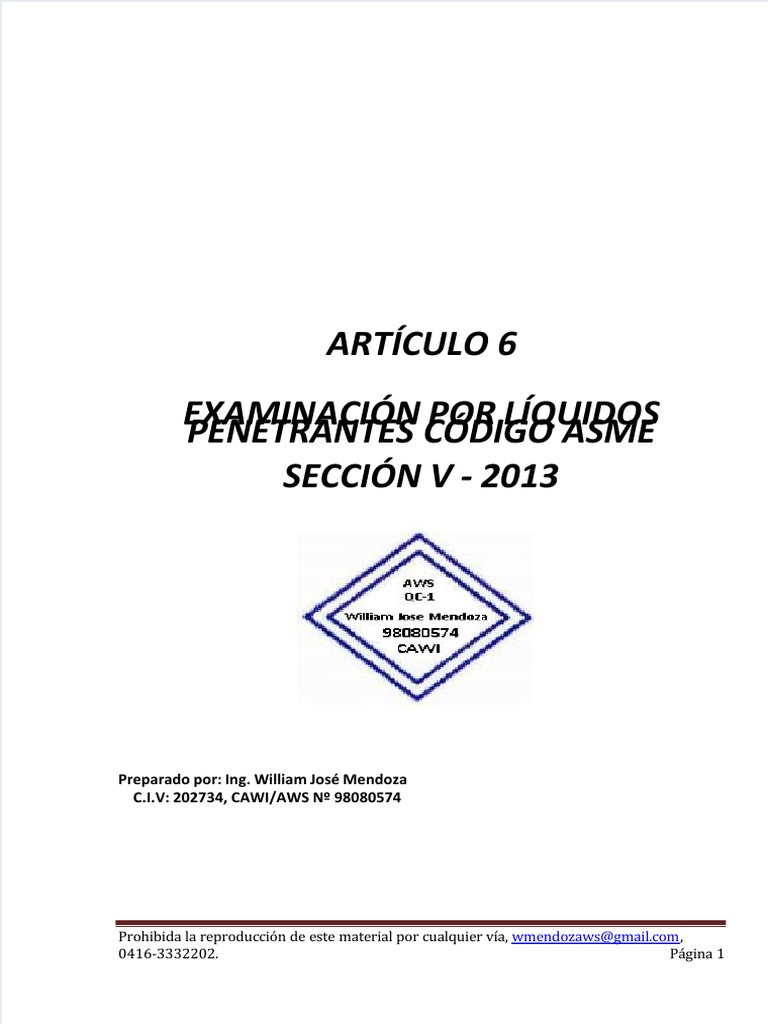 Vdocuments MX Codigo Asme Seccion V Articulo 6 2013 PDF Color Aluminio