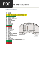 Audi A6 2005-2009 Dash Pinouts