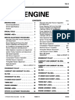 Mitsubishi 4GXX (4G13, 4G92, 4G93, 4D68) Engine Manual PDF